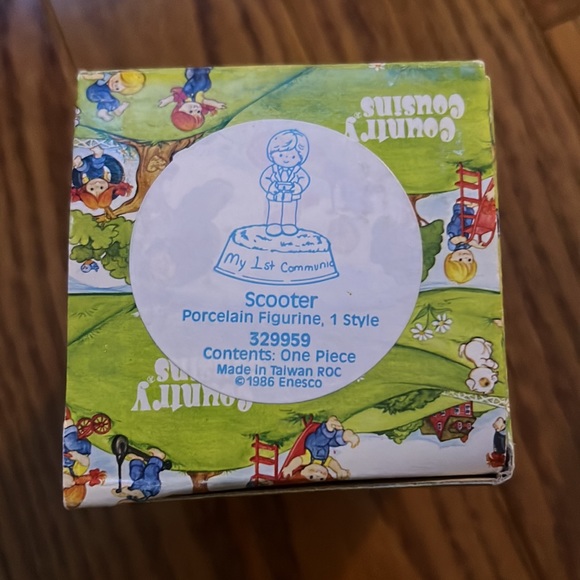 Vintage Enesco 1986 Country Cousins Scooter My 1st Communion - Picture 7 of 7